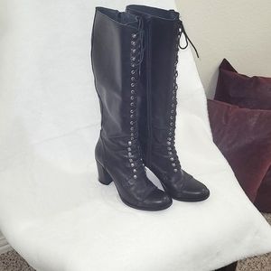 Charles David Italian-made riding boot.